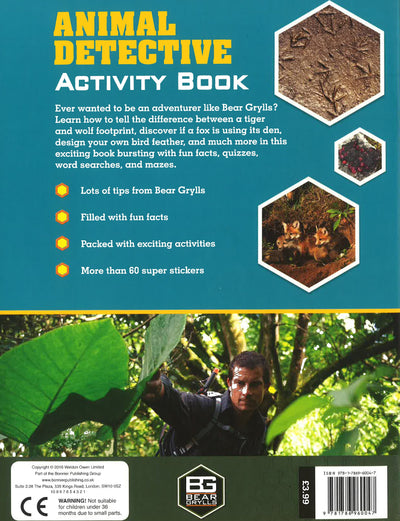 Bear Grylls Sticker Activity: Animal Detective
