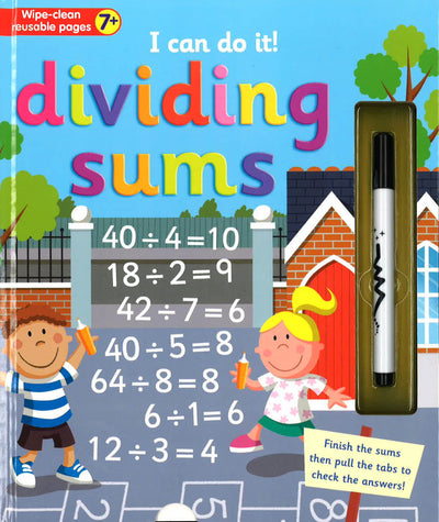Wipe Clean: I Can Do It (Dividing Sums)