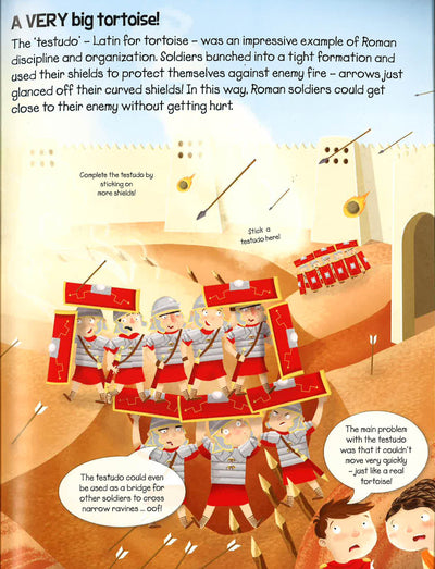 Sticker History Ancient Romans Sticker Book