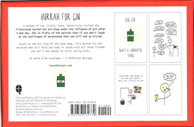Hurrah For Gin Notecard Set