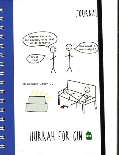 Hurrah For Gin A5 Notebook