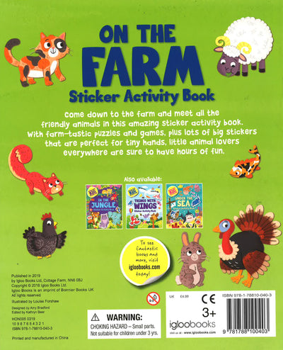 On The Farm Sticker Activity Book (S & A Big Sticker Fun)
