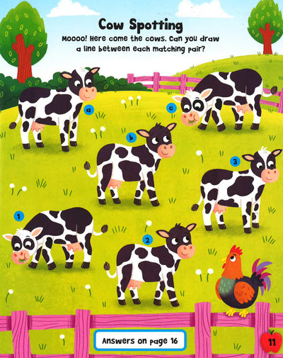 On The Farm Sticker Activity Book (S & A Big Sticker Fun)