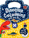 Ultimate Shaped Colouring: Dinosaur Colouring Find And Stick
