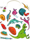 Ultimate Shaped Colouring: Dinosaur Colouring Find And Stick