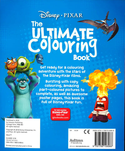 Disney Pixar: The Ultimate Colouring Book