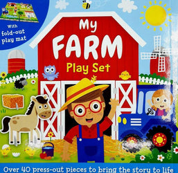 Press-Out And Play Board: My Farm Play Set