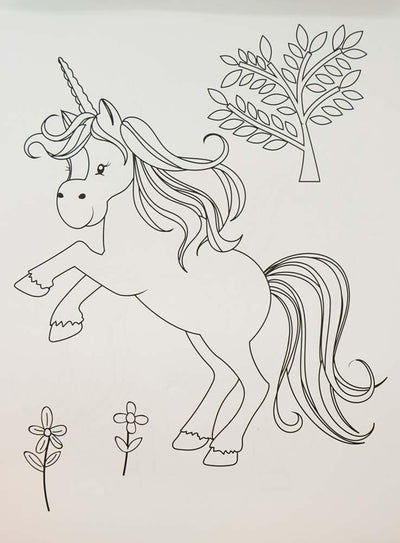 Unicorns Colouring Set