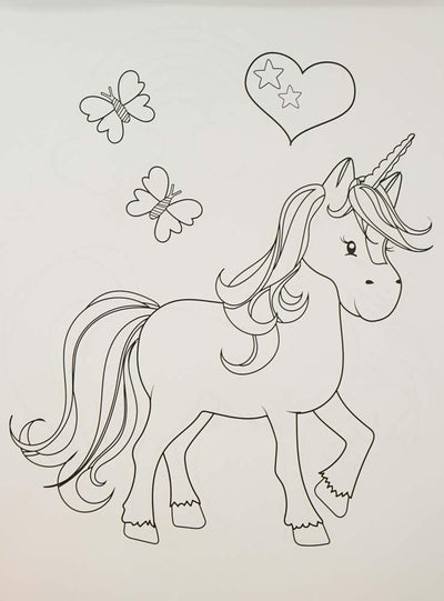 Unicorns Colouring Set