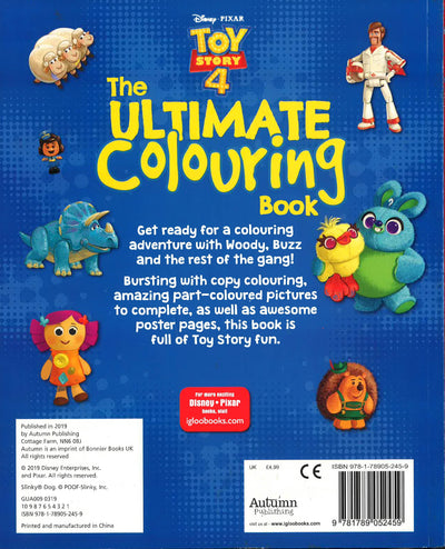 Toy Story 4 The Ultimate Colouring Book