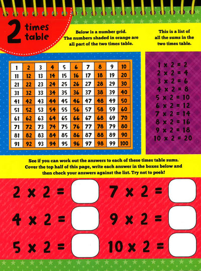 First Learning: Time Tables