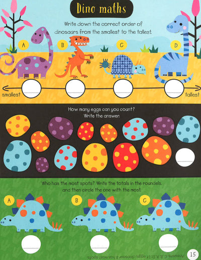 Scratch Sparkle Dinosaur Activity Book