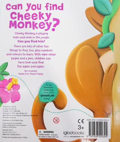 Search & Seek Wipe Clean: Can You Find Cheeky Monkey?