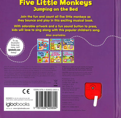 Five Little Monkeys Jumpiing On The Bed