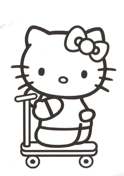 Hello Kitty Colouring Book