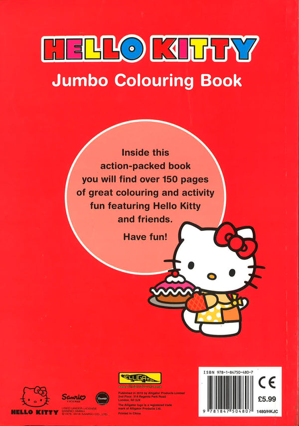 Hello Kitty Jumbo Colouring Book - Big Bad Wolf Books Sdn Bhd (Philippines)
