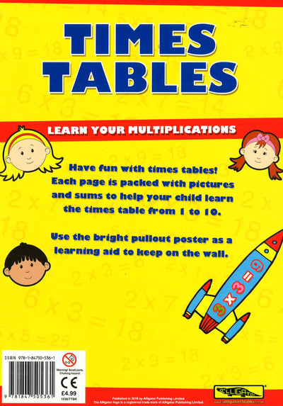 Time Tables Colouring And Activity Books