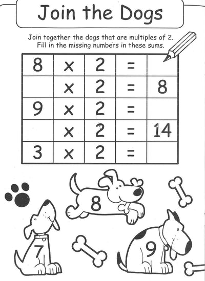 Time Tables Colouring And Activity Books