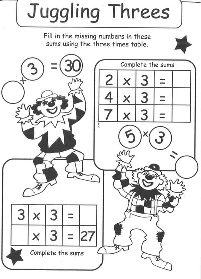 Time Tables Colouring And Activity Books