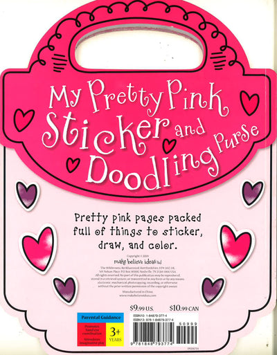 My Pretty Pink Sticker And Doodling Purse