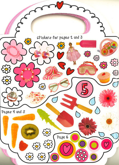 My Pretty Pink Sticker And Doodling Purse