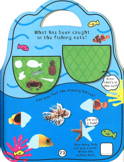 My Cool Sticker Backpack (Blue)