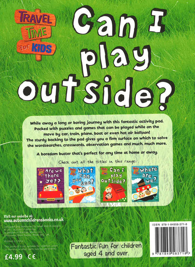 Travel Time For Kids: Can Play Outside?