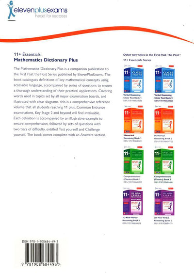 11+ Essentials Reference Mathematics Dictionary Plus: Suitable For Cem, Gl/Nfer & Iseb