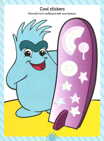Ice Press Out Sticker Activity
