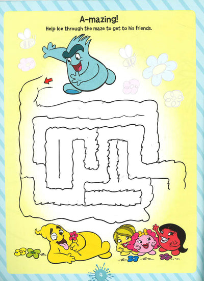 Ice Press Out Sticker Activity