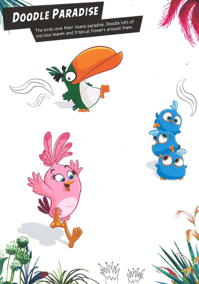The Angry Birds Movie: Doodle Sticker Book