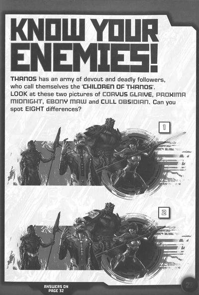 Avengers Infinity War - Activity Book