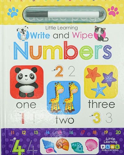 Little Learning Write And Wipe: Numbers