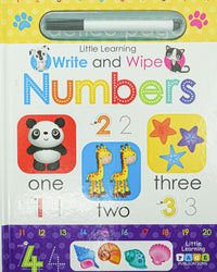 Little Learning Write And Wipe: Numbers