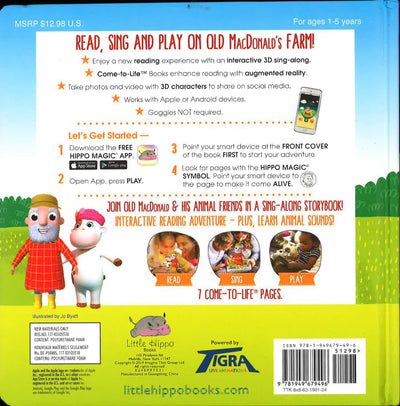 Old Macdonald Had A Farm: A Come-To-Life Book
