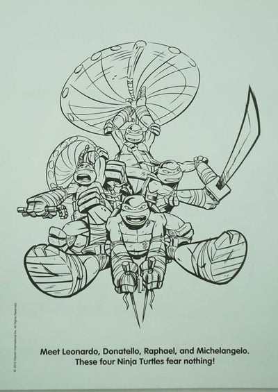 Nickelodeon Teenage Mutant Ninja Turtles: Super Paint Book